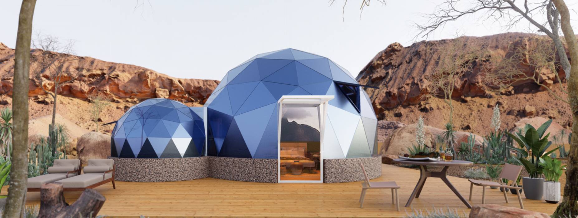 曲周县球形智能光伏玻璃星空房